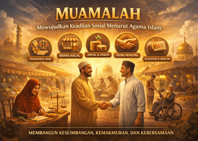 Muamalah Mewujudkan Keadilan Sosial Menurut Agama Islam