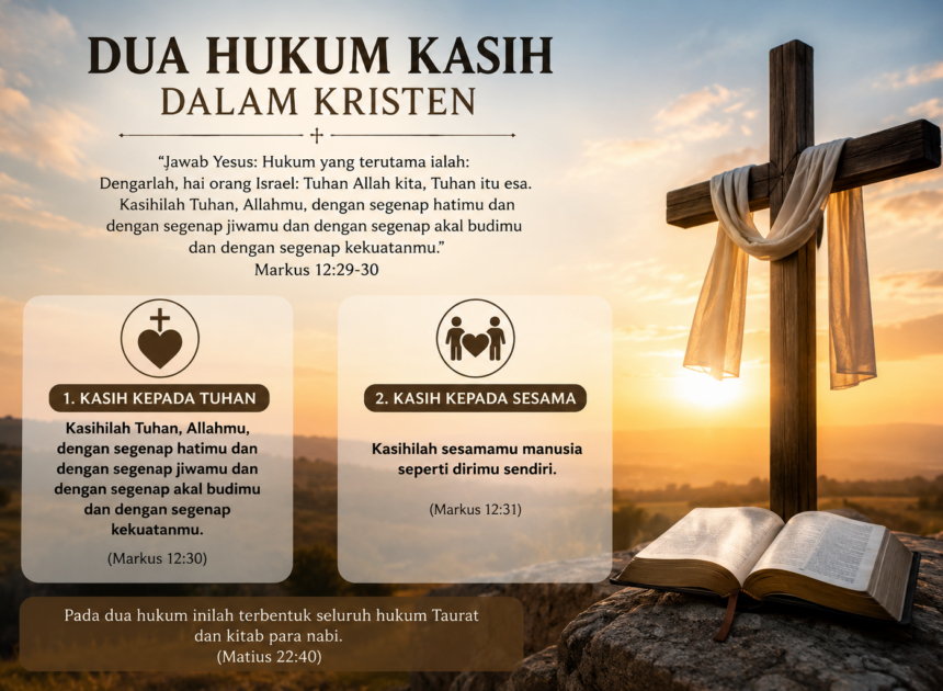 Makna Mendalam Dua Hukum Kasih dalam Perspektif Kristen
